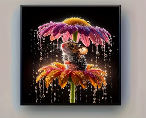 Diamond Painting Lustige Maus